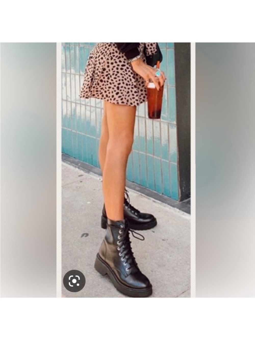 Steve Madden Tornado Combat Boots black size 10 genuine leather - Picture 3 of 13